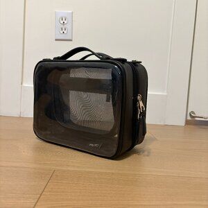 Calpak - Medium - Clear Cosmetics Case in Black